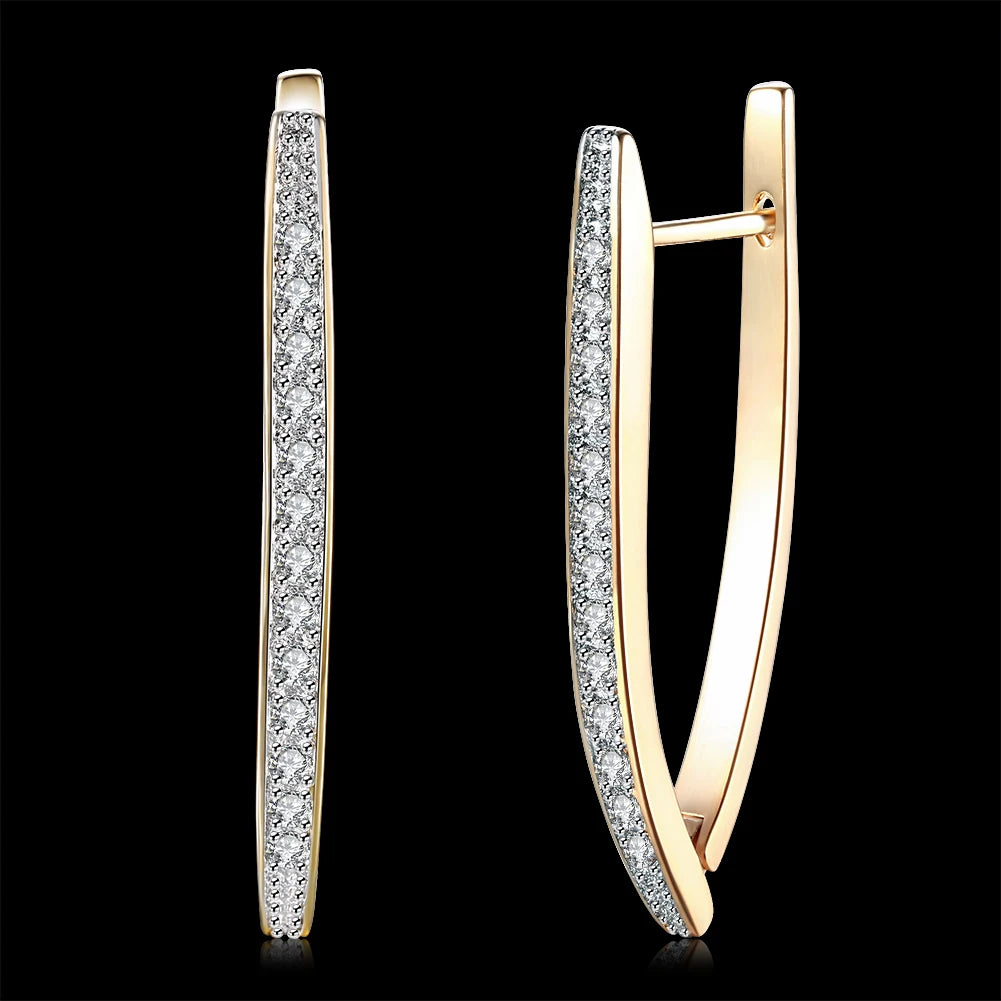 18K gold earrings