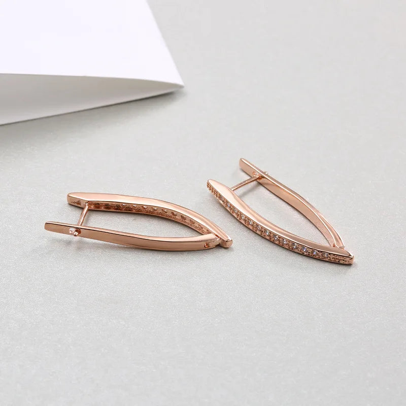 18K gold earrings