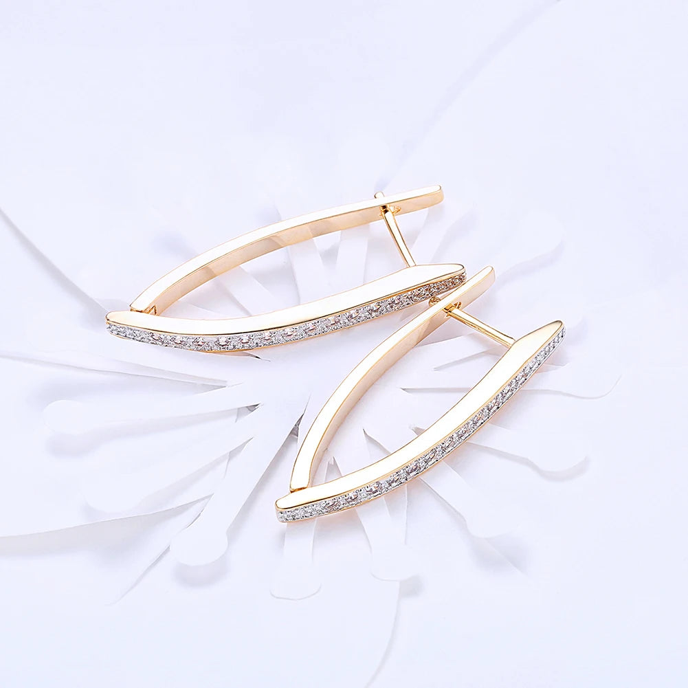18K gold earrings