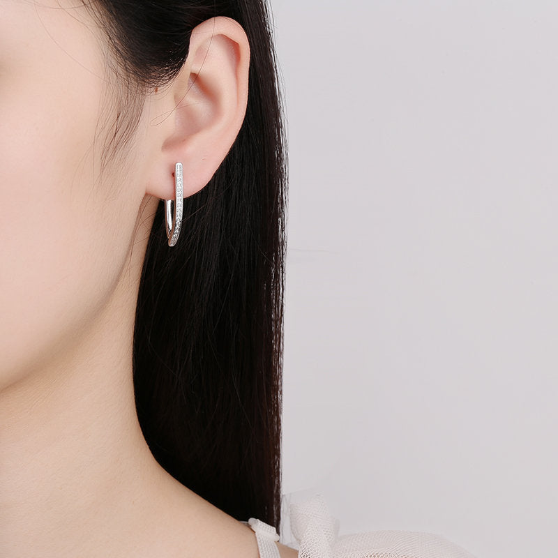 18K gold earrings