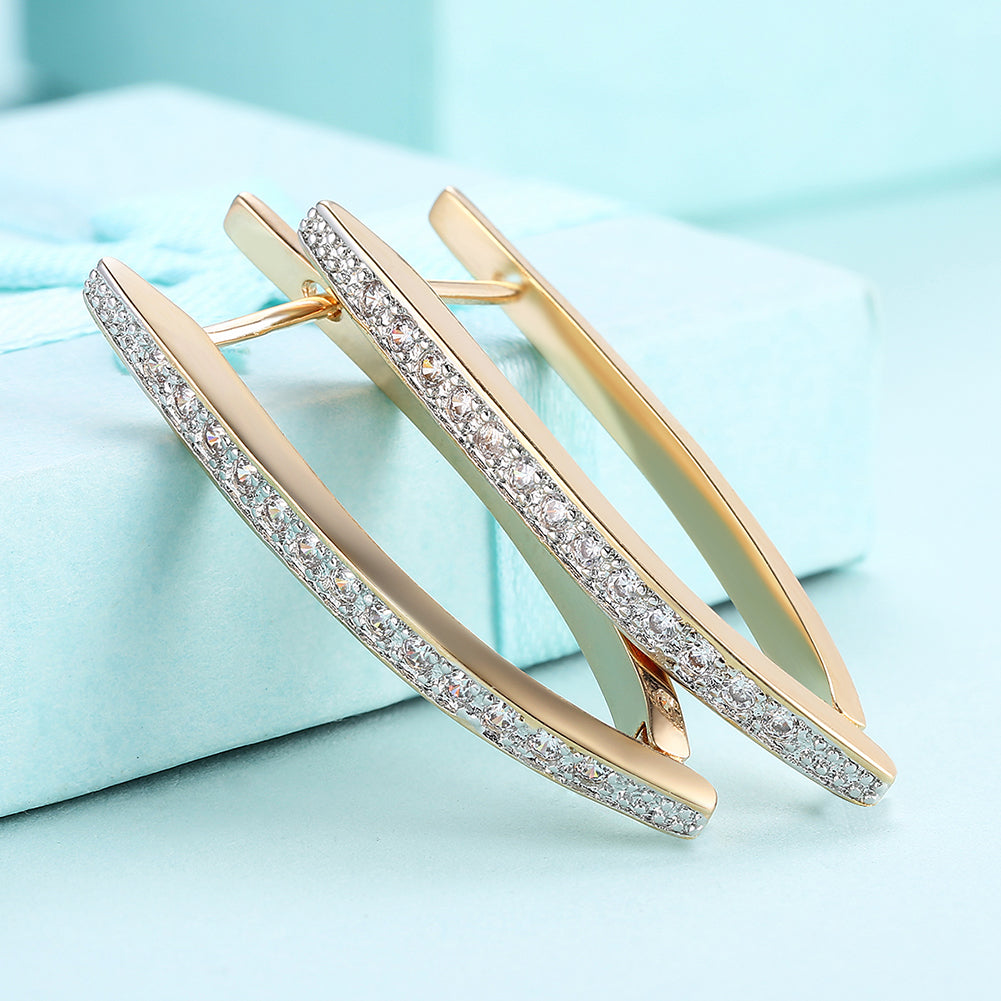 18K gold earrings