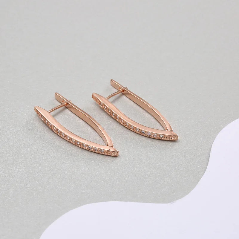 18K gold earrings