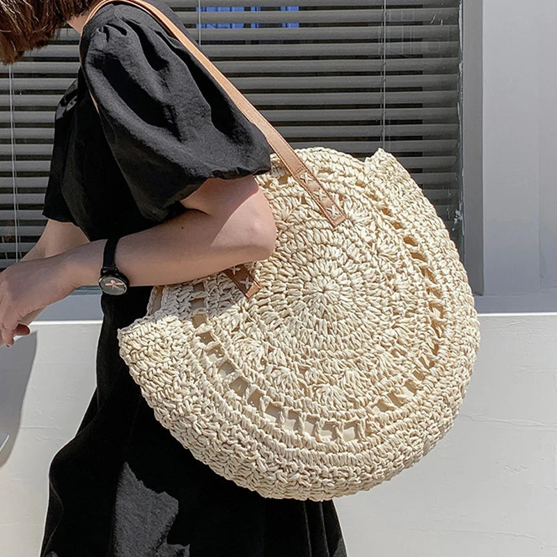 Summer Round Straw Bags