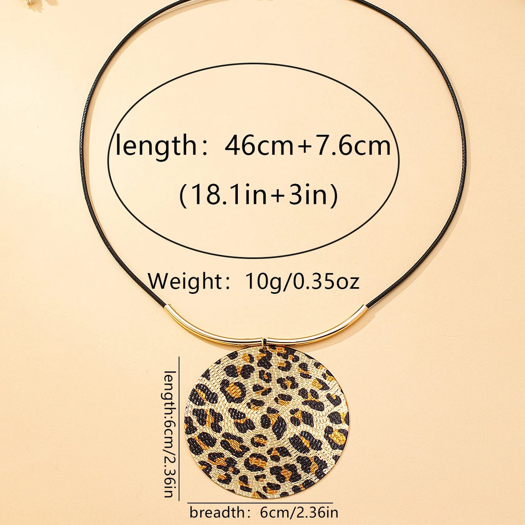 Leopard Print Necklace