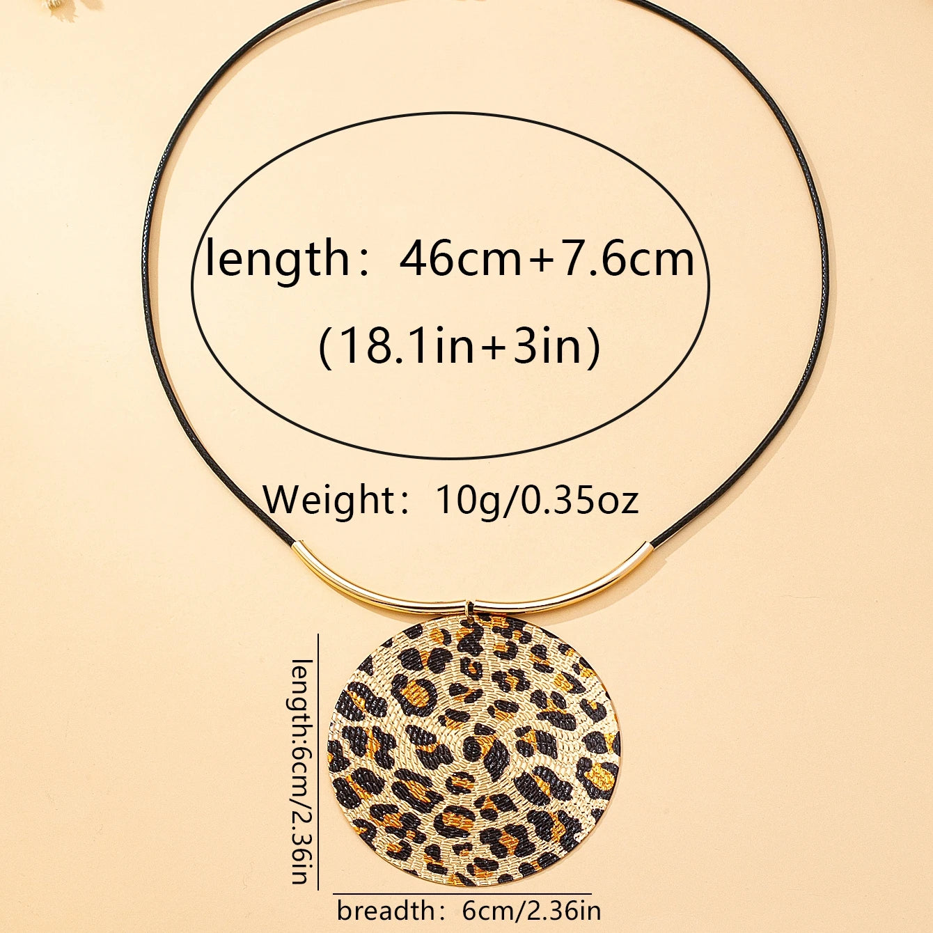 Leopard Print Necklace
