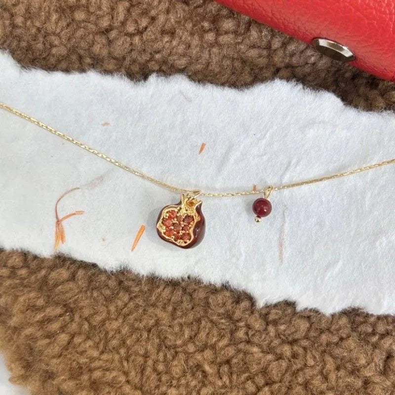 Red Pomegranate Pendant