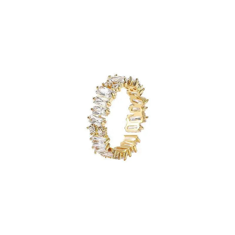 Sparkling Zircon Rings