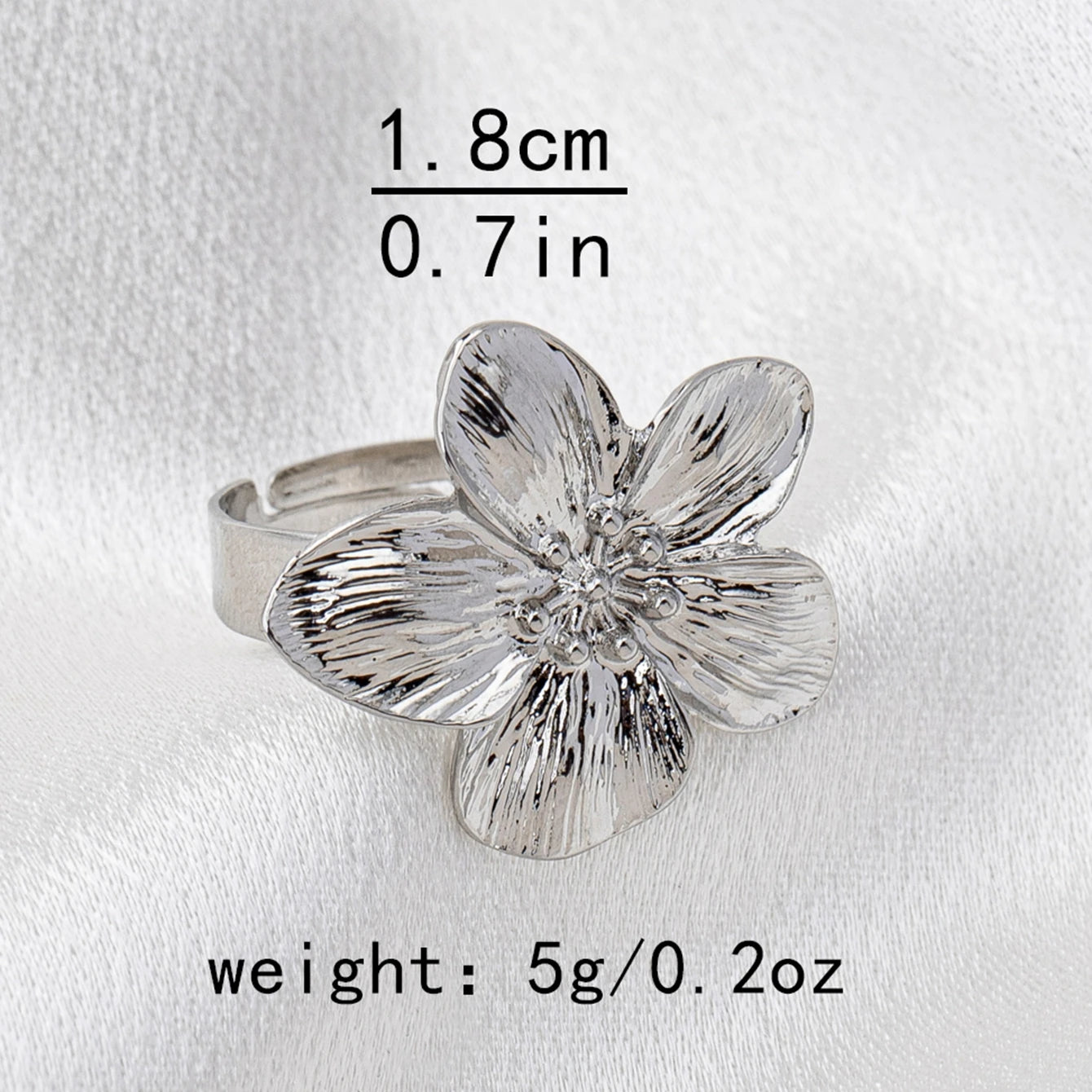 Ring with a Flower Design