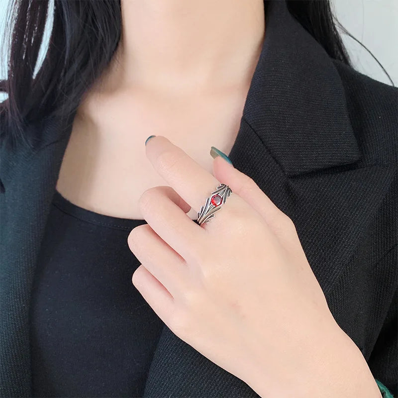 Red Zircon Rings
