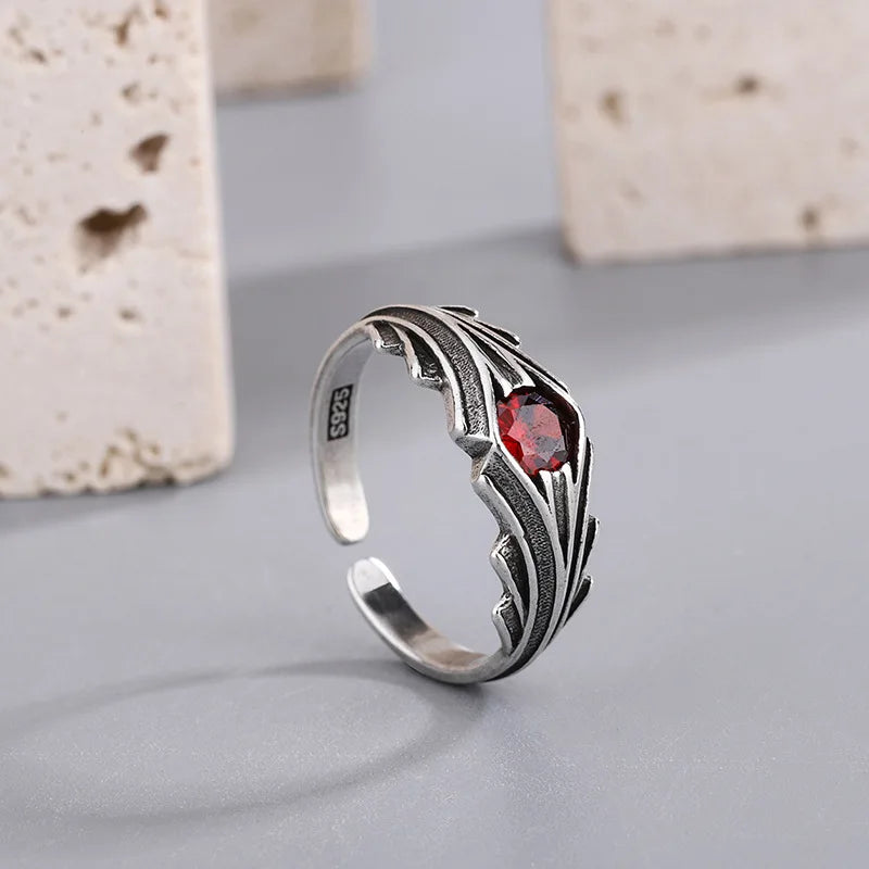 Red Zircon Rings