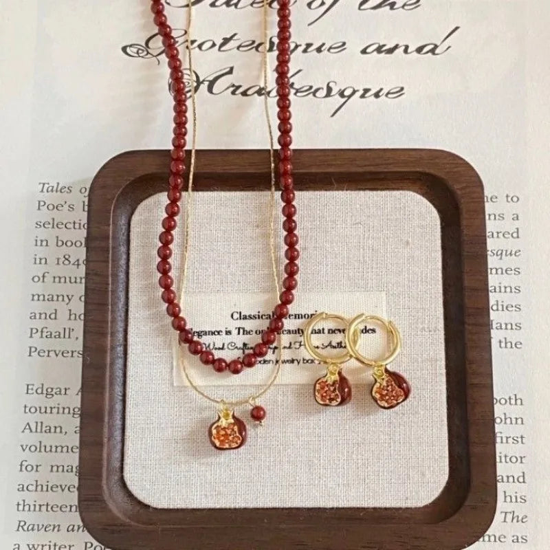 Red Pomegranate Pendant