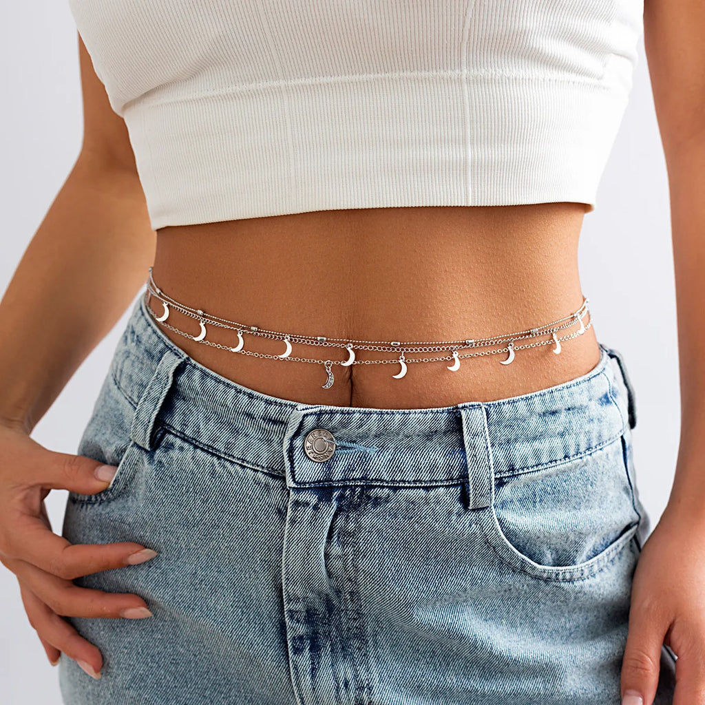 Exquisite Bilayer Bikini Belly Chains