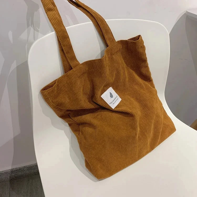 JIOMAY Corduroy Totes Bags