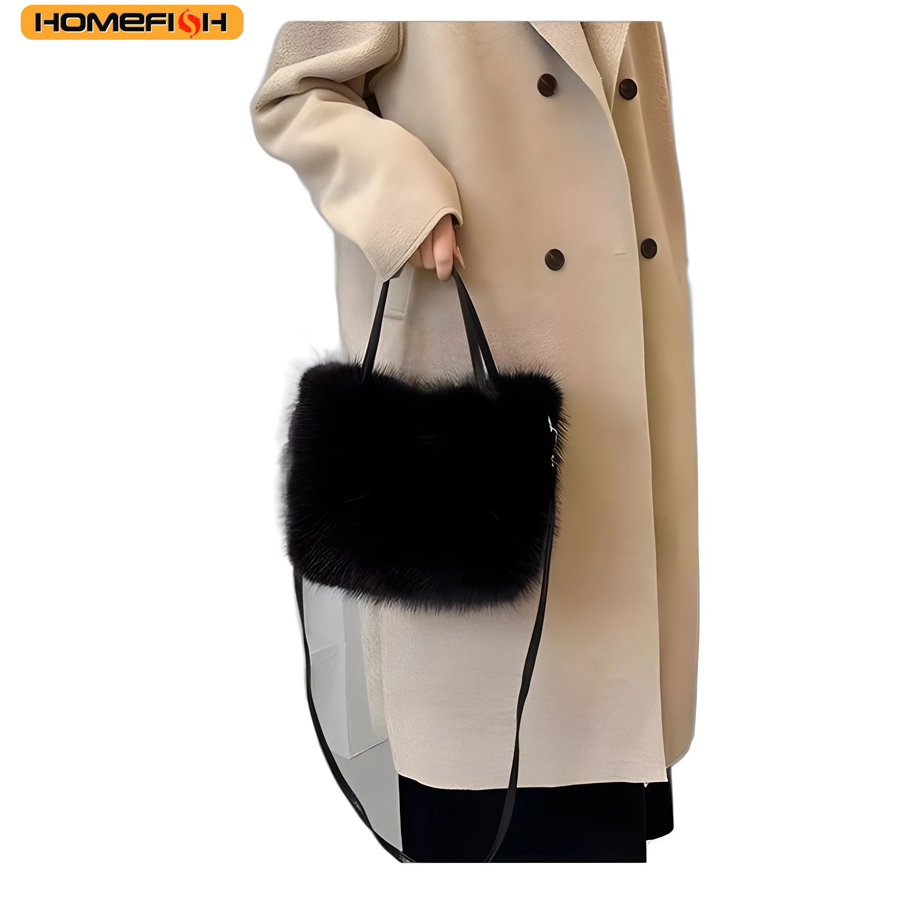 Faux Fur Tote Bag]