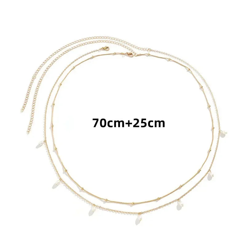 Double Layer Pearl Chain