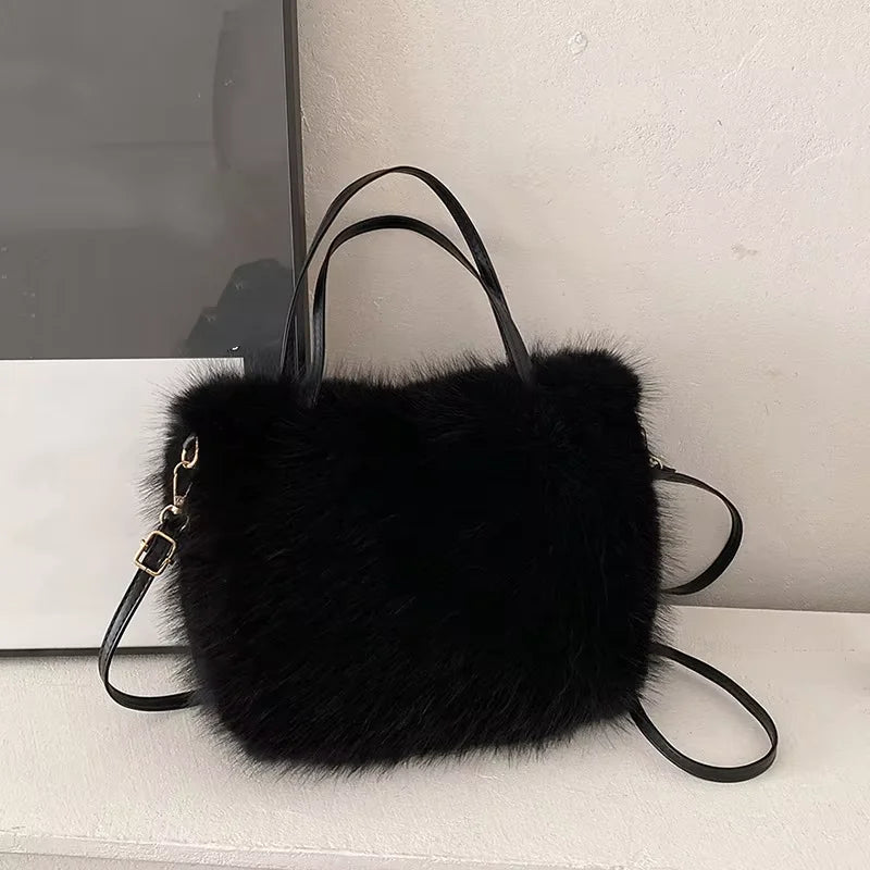 Faux Fur Tote Bag]