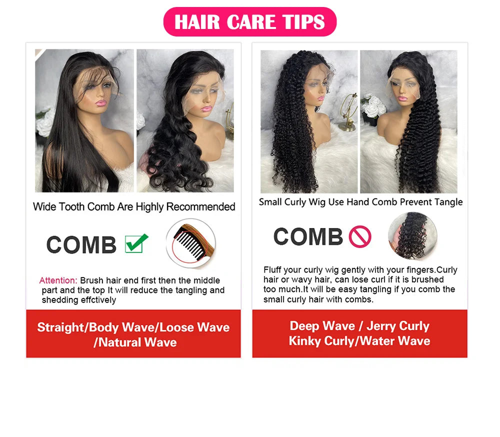 Density Curly Human Hair Wigs