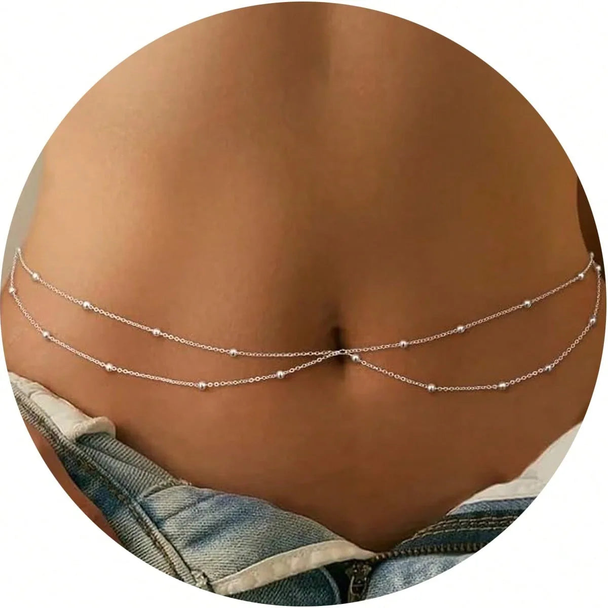 Beads Cuban Waist Chain