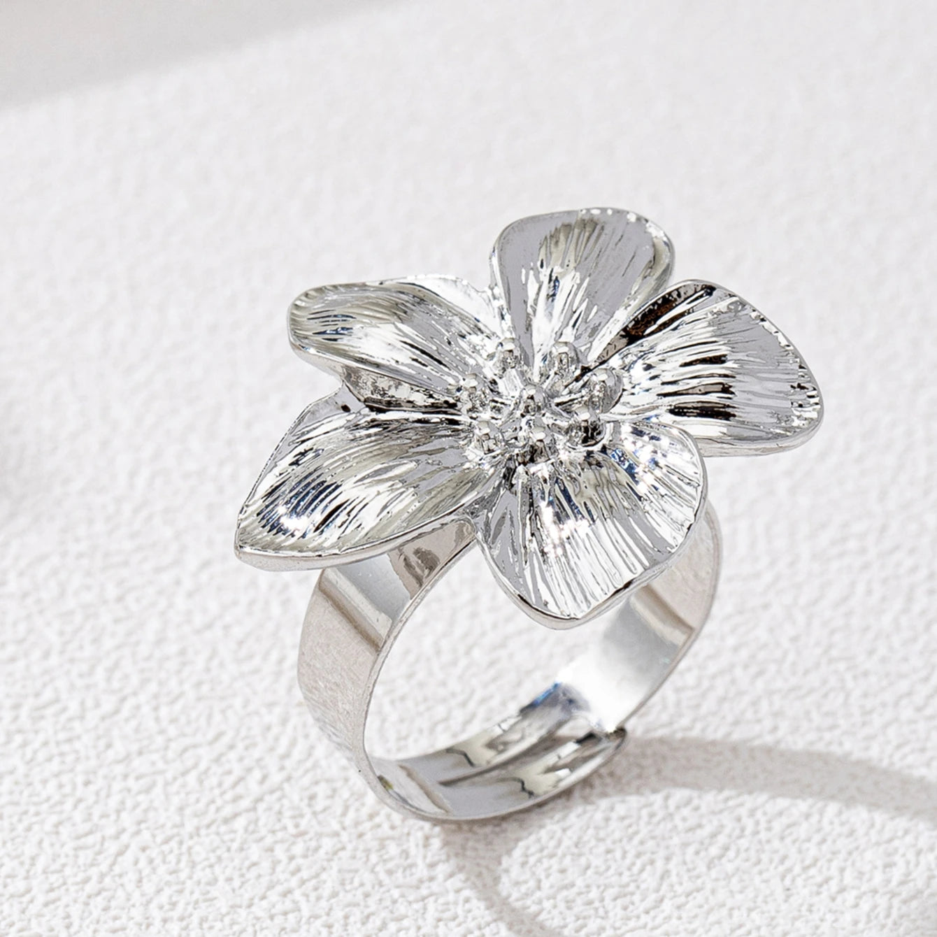 Ring with a Flower Design