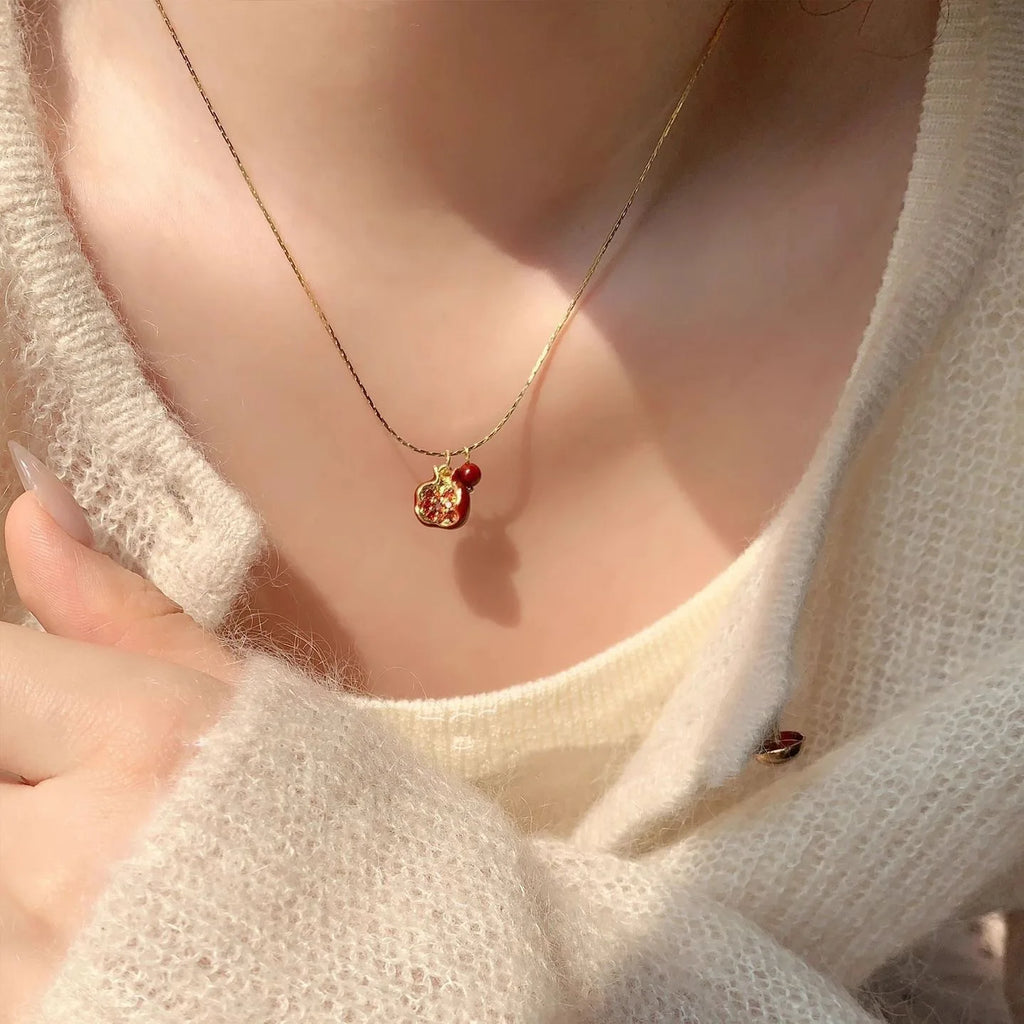 Red Pomegranate Pendant