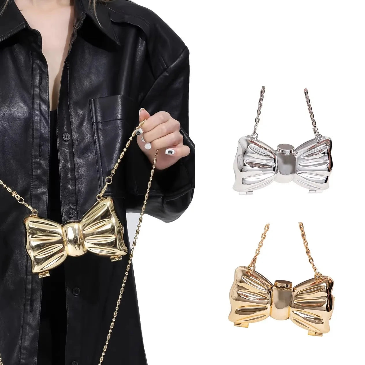 Golden Evening Bag