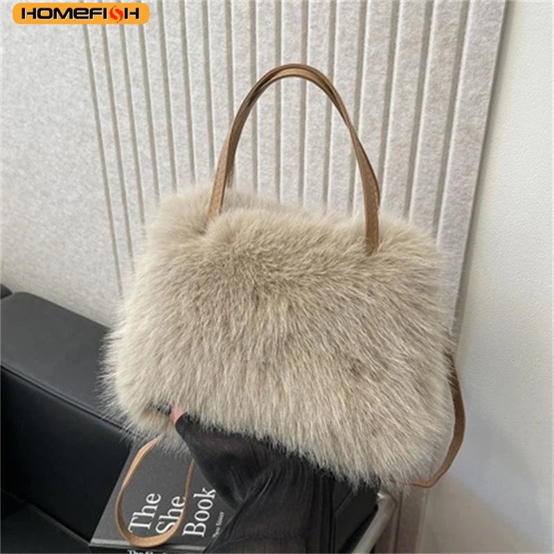 Faux Fur Tote Bag]