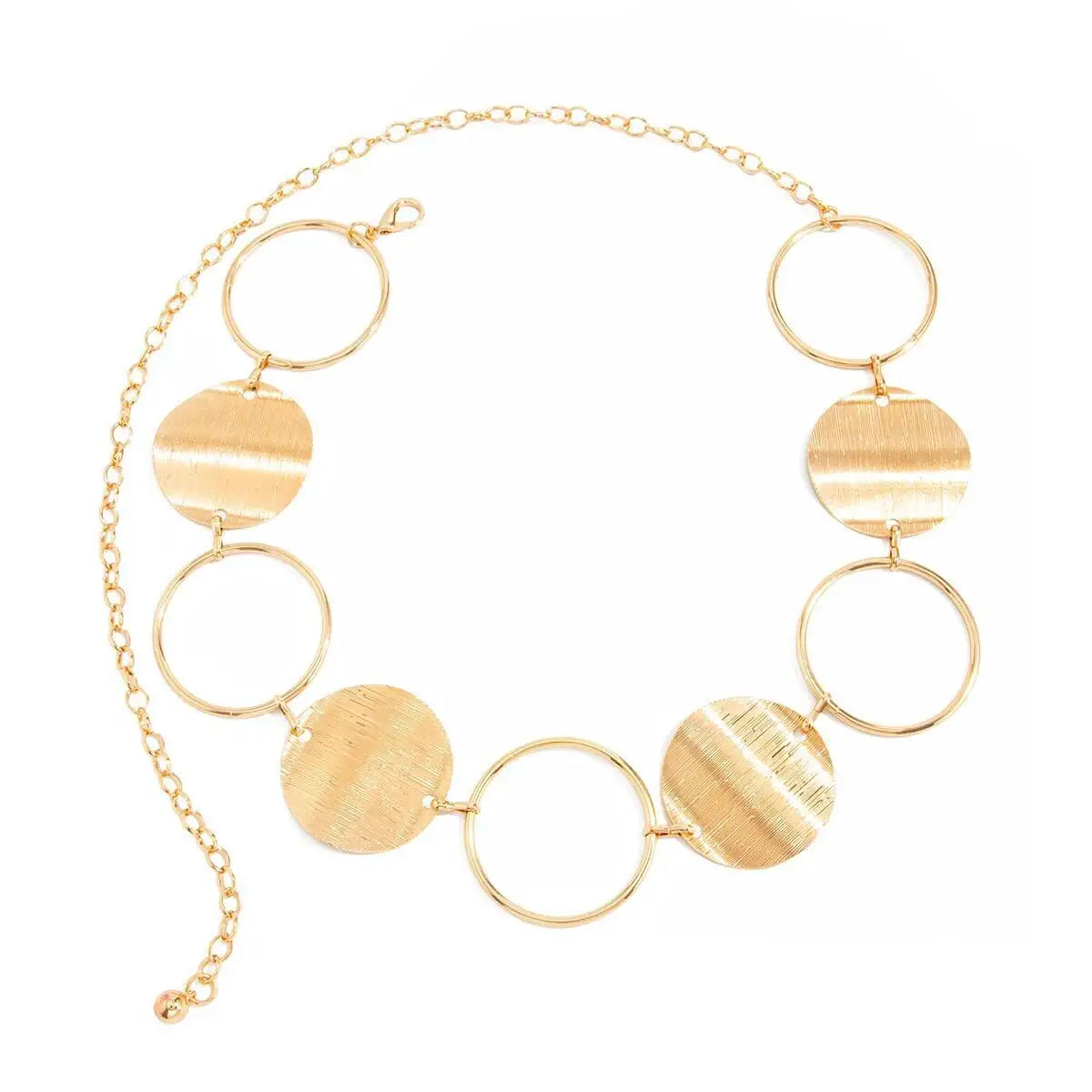 Hollow Out Round Waist Chain