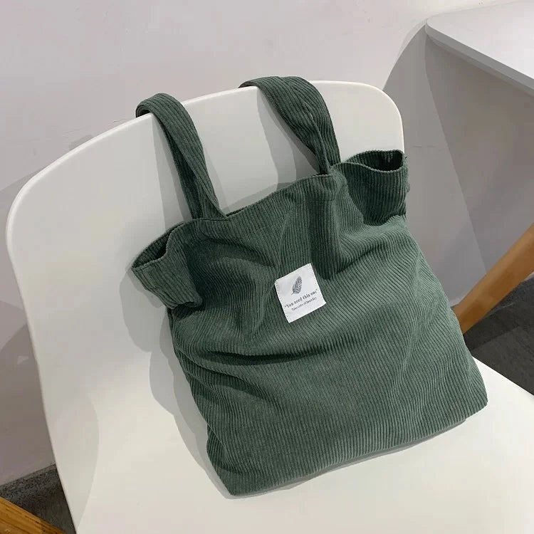 JIOMAY Corduroy Totes Bags