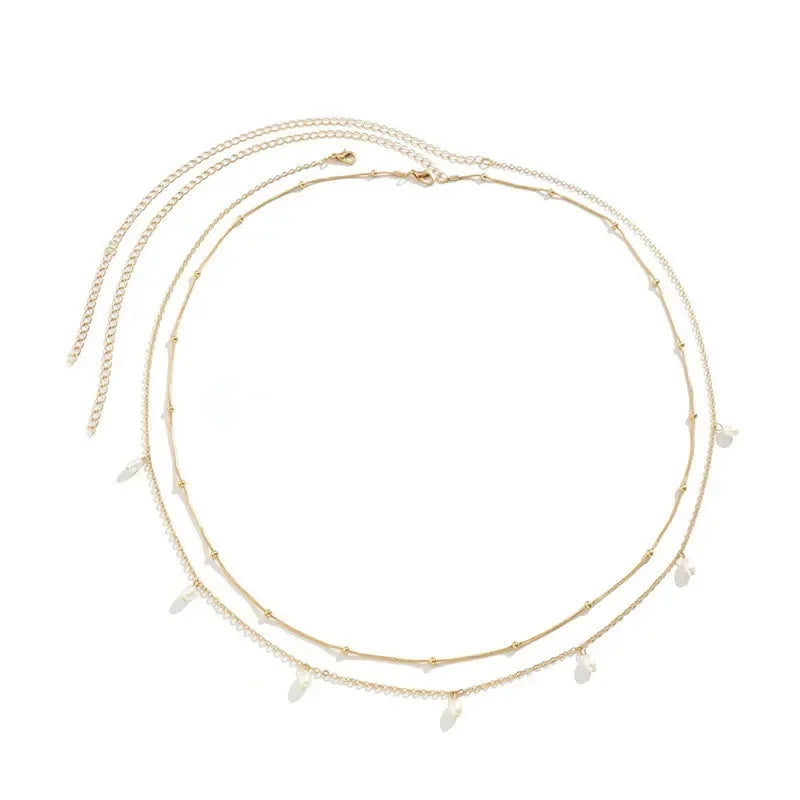 Double Layer Pearl Chain