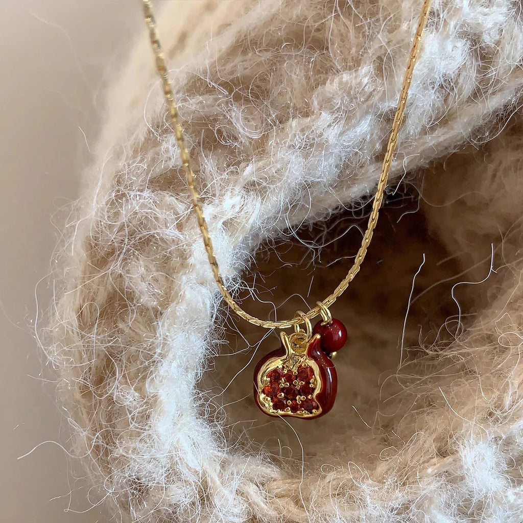 Red Pomegranate Pendant