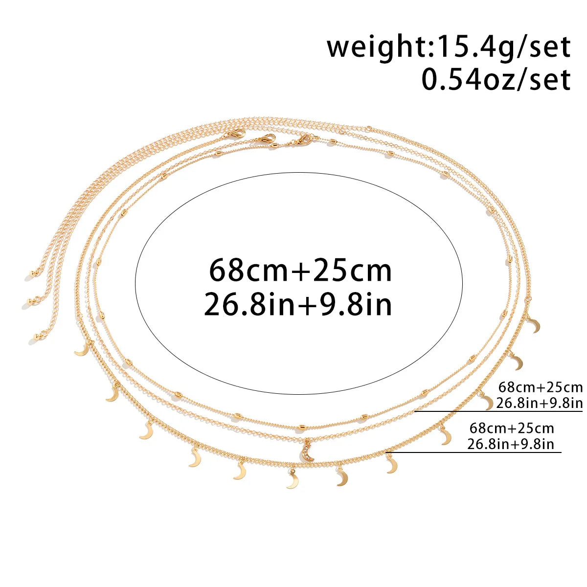 Exquisite Bilayer Bikini Belly Chains