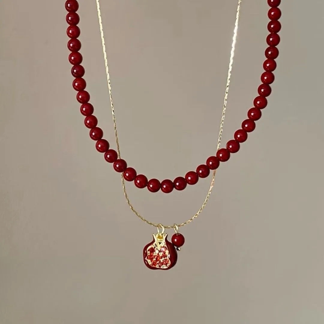 Red Pomegranate Pendant