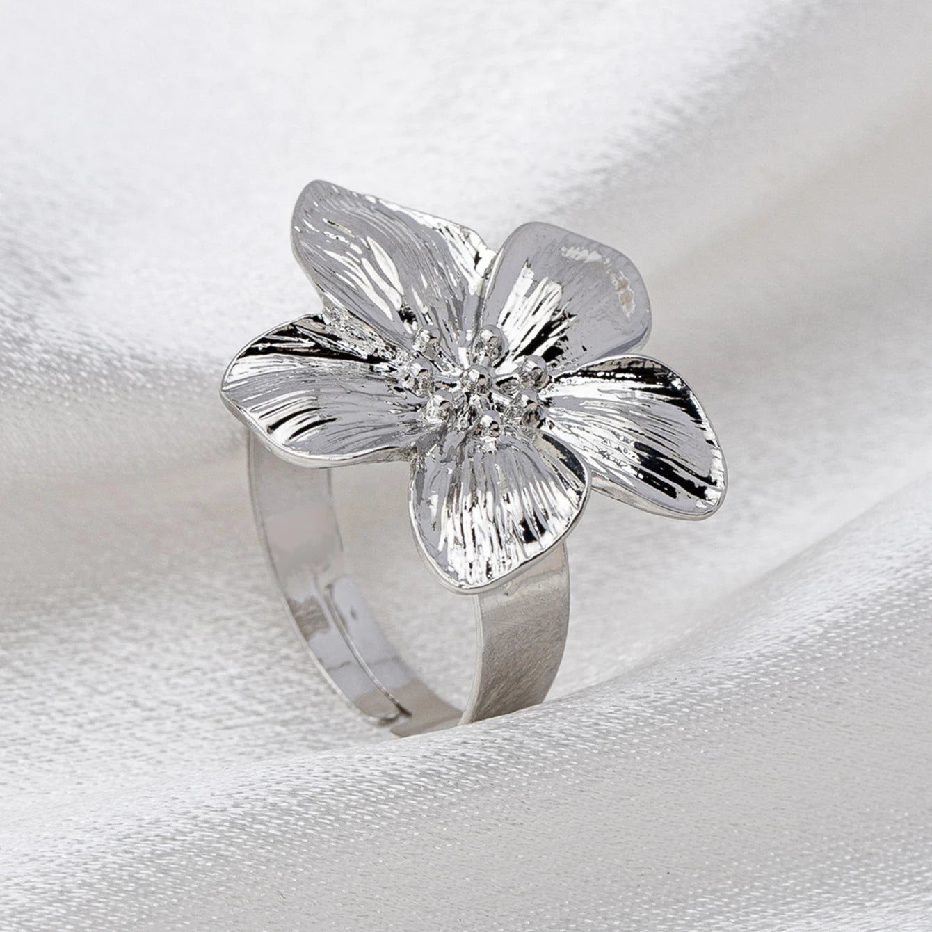 Ring with a Flower Design