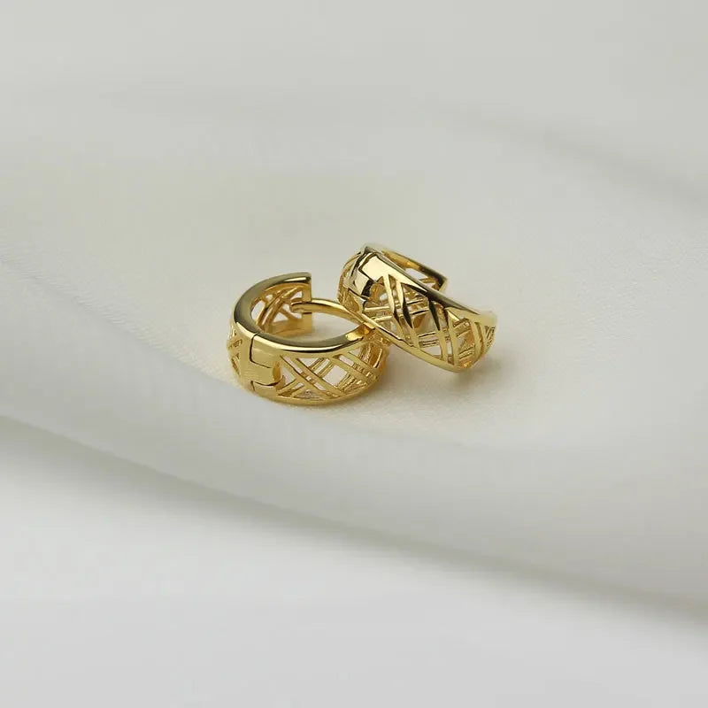 Couple Small Contracted Earrings