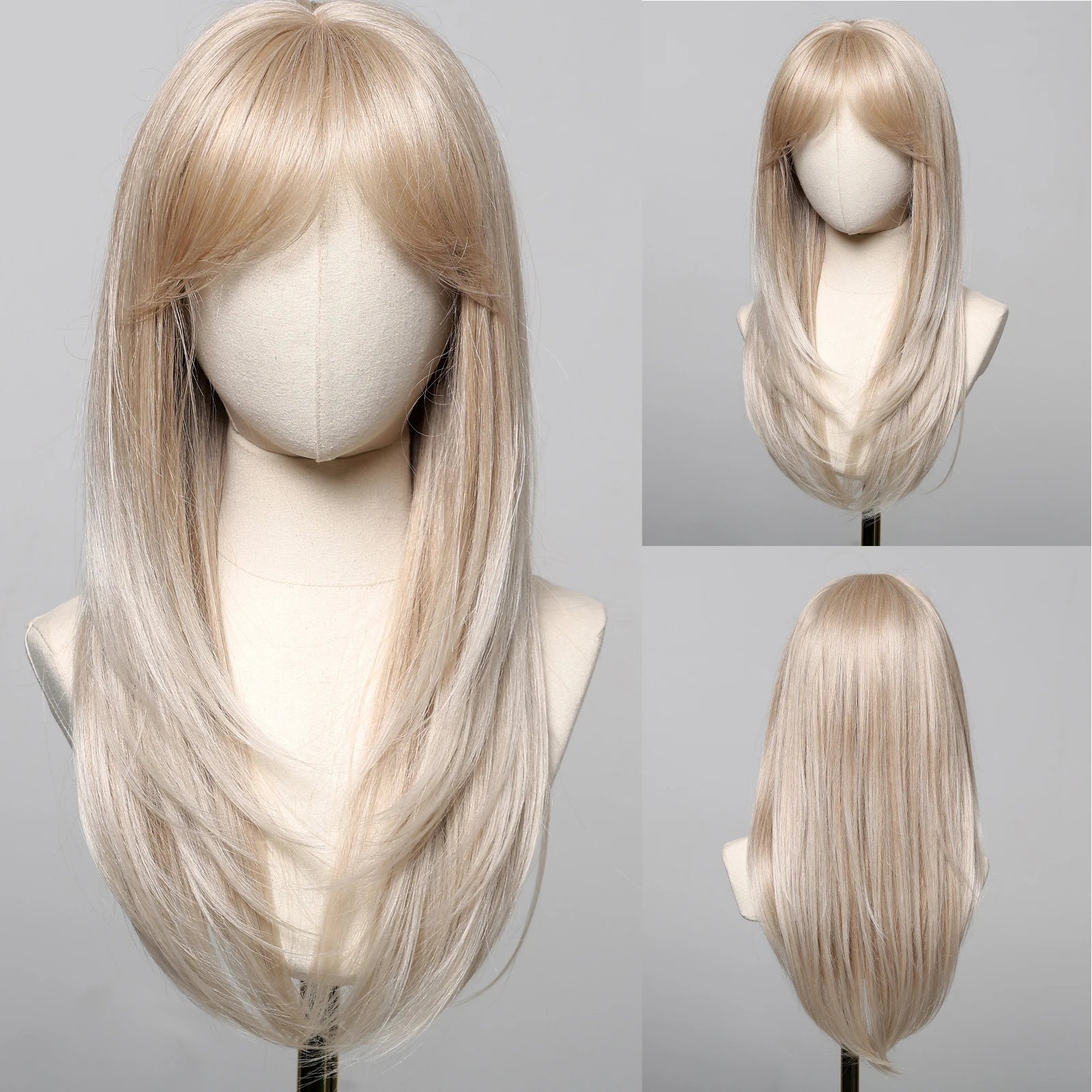 Black Hair Long Straight Wigs