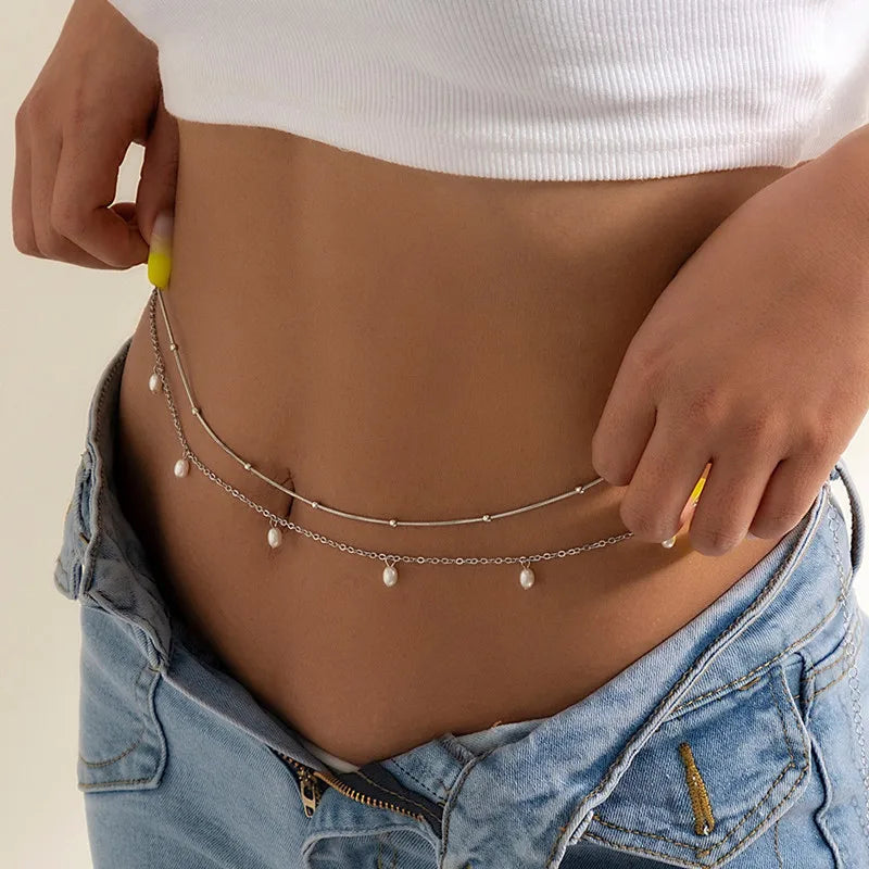 Double Layer Pearl Chain