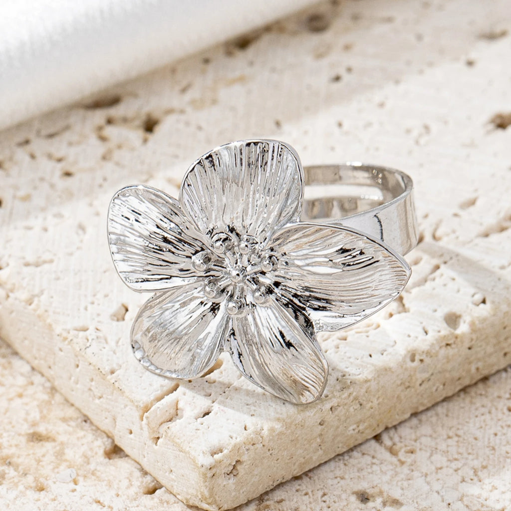 Ring with a Flower Design