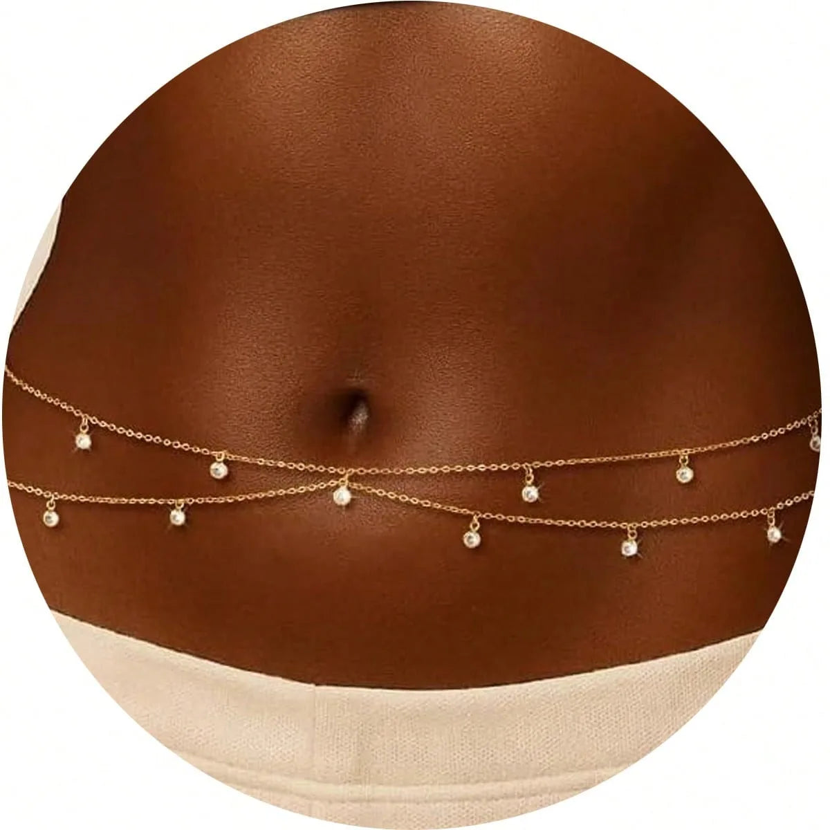Beads Cuban Waist Chain