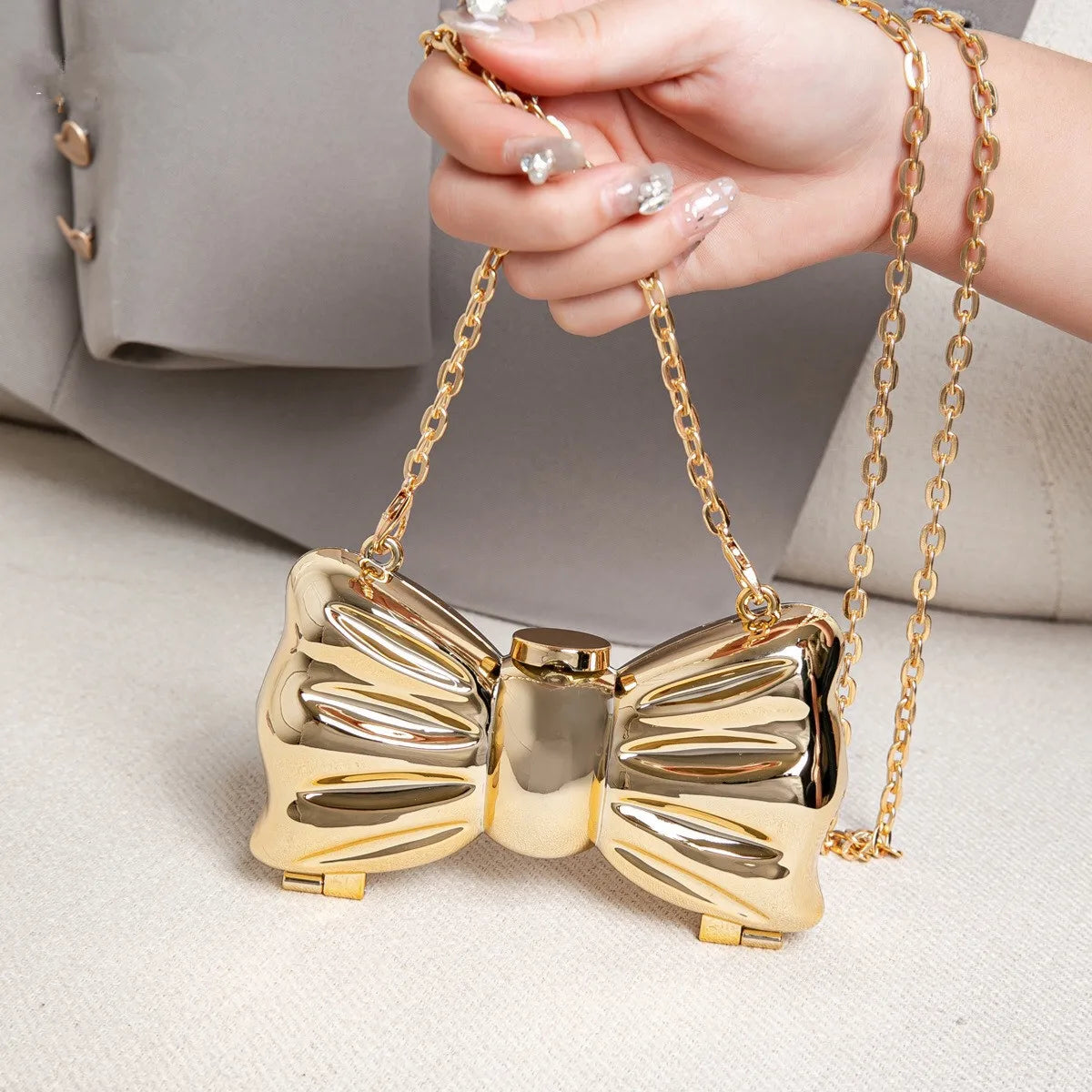 Golden Evening Bag
