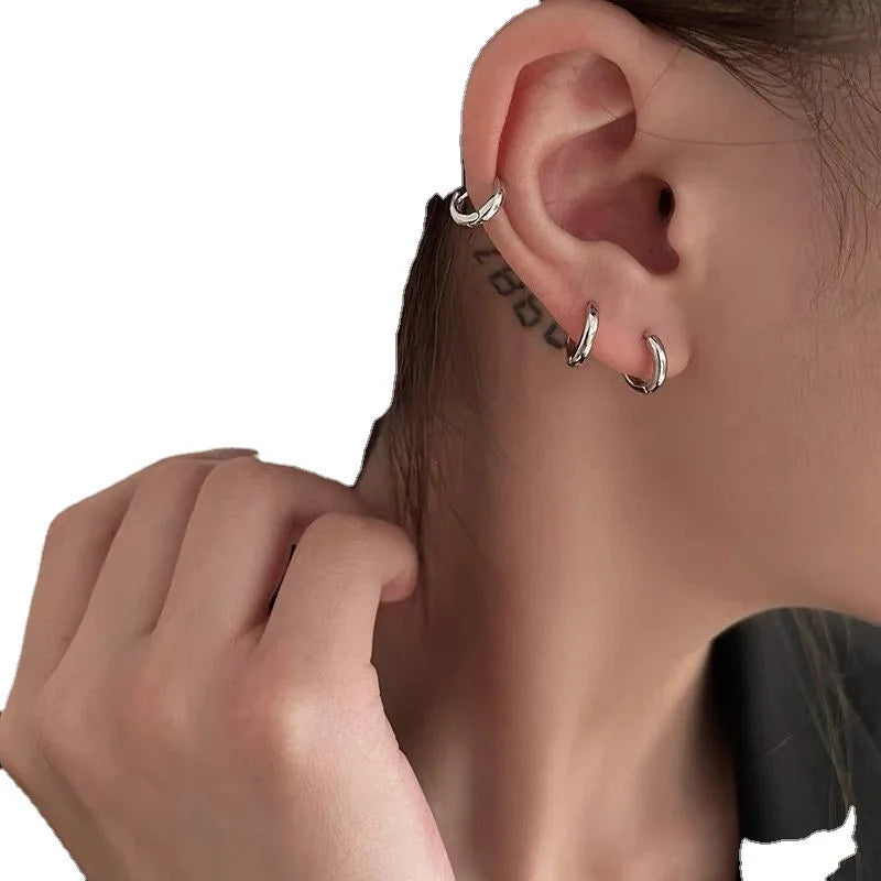 Silver Small Earrings,