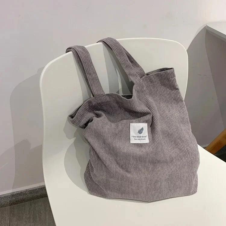 JIOMAY Corduroy Totes Bags